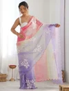 A75 Gold Crush Silk With Embroidery Work Saree Wholesale Clothing Distributors In India